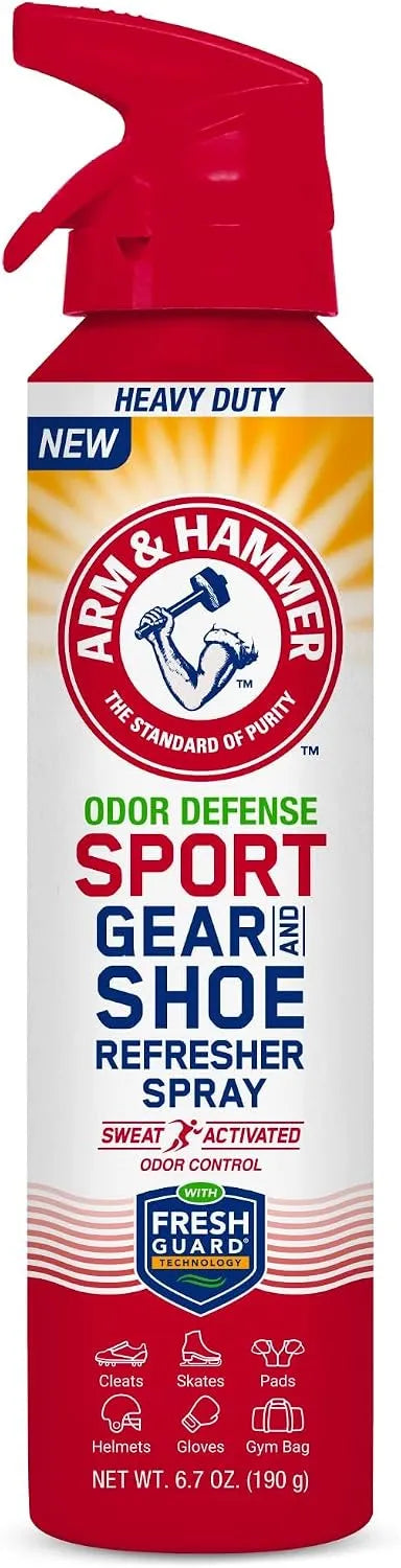 Arm & Hammer Odor Defense Sport Gear & Shoe Refresher Spray, 6.7 oz