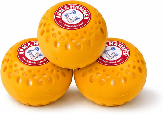 Arm & Hammer OdorBusterz® Odor Eliminator Balls, Clean Burst, 3 Count – Baking Soda Odor Control for Closets, Drawers, Hampers & Small Spaces