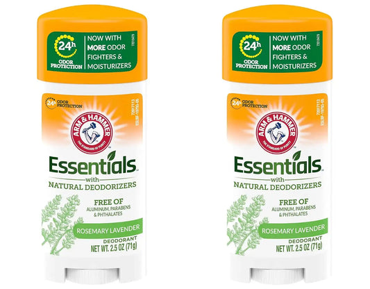 Arm & Hammer Essentials Deodorant, Fresh, 2.5 oz. (Pack of 2)