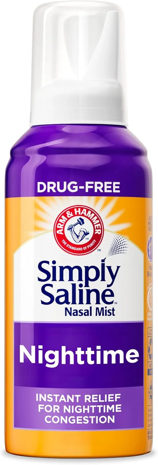 ARM & HAMMER Simply Saline Nighttime Nasal Mist, 4.6 oz