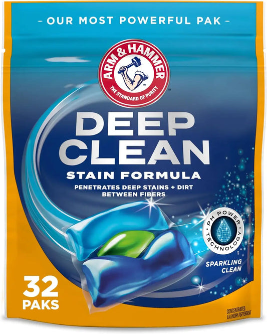 ARM & HAMMER Deep Clean Stain Formula Laundry Detergent Power Paks