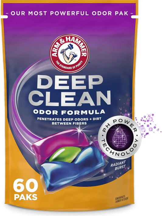 ARM & HAMMER Deep Clean Odor Formula Laundry Detergent Power Paks