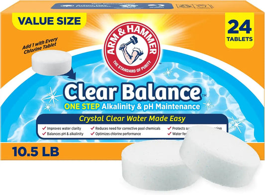 ARM & Hammer Clear Balance pH Maintenance Tablets, 24 Count