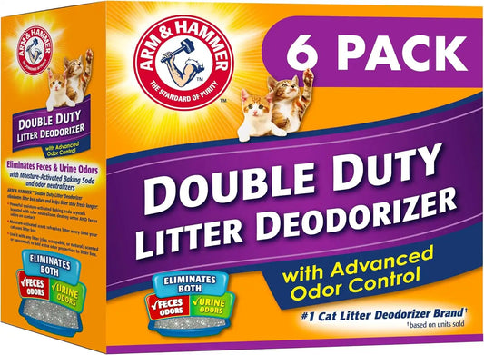 ARM & Hammer Cat Litter Deodorizer Double Duty, 20 oz, 6 Pack
