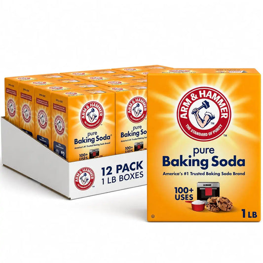 ARM & HAMMER Baking Soda, 1 Lb, 12 Pack