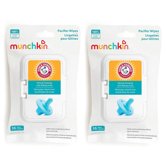 Munchkin Arm & Hammer Pacifier Wipes for Baby Essentials, 72 Count